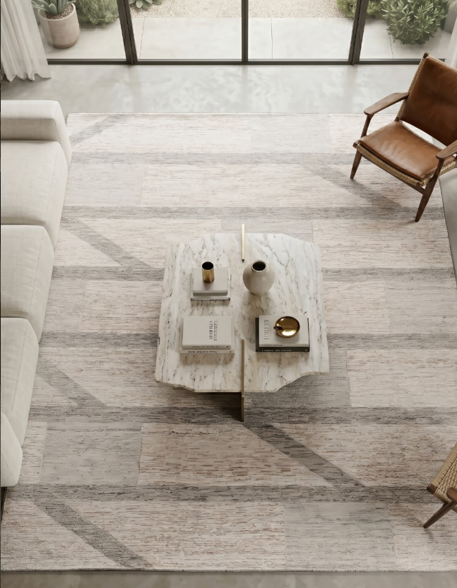 Inspiración para sala con tapetes ZANNI