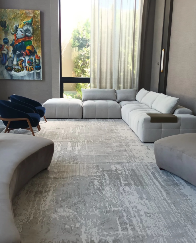 Inspiración para sala con tapetes ZANNI